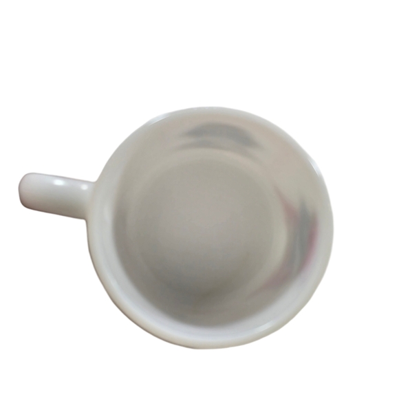 RARE Vintage Alabama Crimson Roll Tide Championship Milk Glass Coffee Mug - Picture 8 of 10